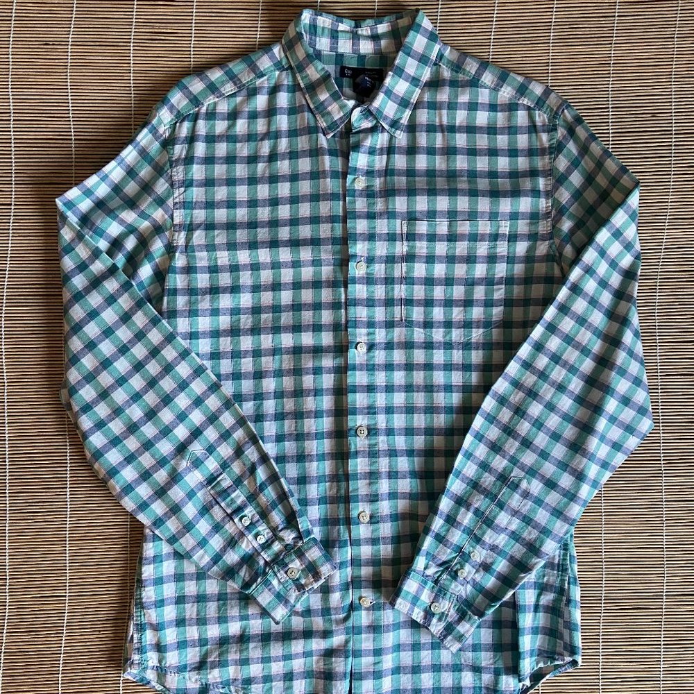 Gap Factory button-down linen shirt